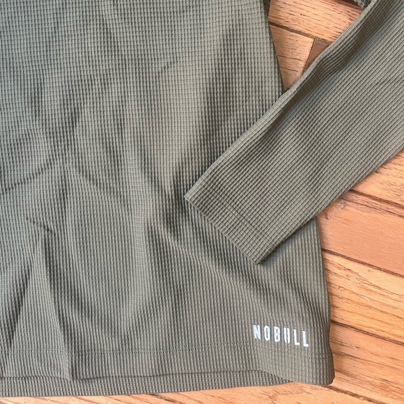 NOBULL Waffle Thermal V Neck Long Sleeve Medium - Picture 7 of 9